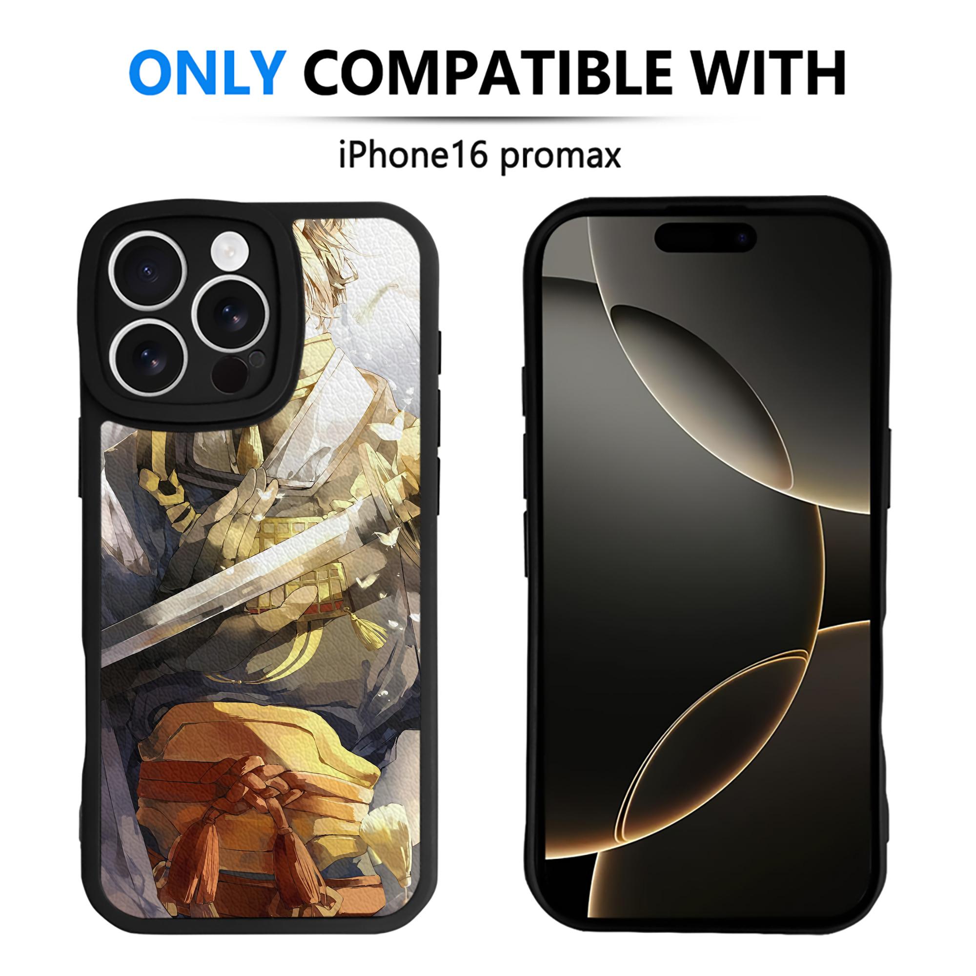 （画像用） 刀剣乱舞 Touken Ranbu 【iPhone 16シリーズ対応】シリコンスマホケース（レザー調） 材質：シリコン